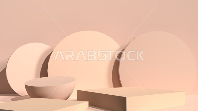 خلفية مجرده لمنصة عرض المنتجات ثلاثية الأبعاد, قاعدة عرض رخاميه, موك اب ثلاثي الابعاد, مجسم لمسرح عرض المنتجات الإعلانيه