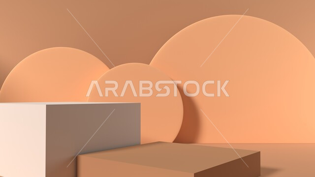 خلفية مجرده لمنصة عرض المنتجات ثلاثية الأبعاد, قاعدة عرض رخاميه, موك اب ثلاثي الابعاد, مجسم لمسرح عرض المنتجات الإعلانيه