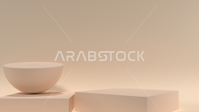 خلفية مجرده لمنصة عرض المنتجات ثلاثية الأبعاد, قاعدة عرض رخاميه, موك اب ثلاثي الابعاد, مجسم لمسرح عرض المنتجات الإعلانيه