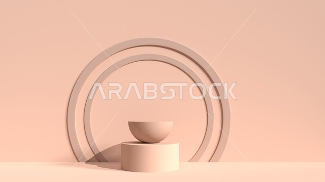 خلفية مجرده لمنصة عرض المنتجات ثلاثية الأبعاد, قاعدة عرض رخاميه, موك اب ثلاثي الابعاد, مجسم لمسرح عرض المنتجات الإعلانيه