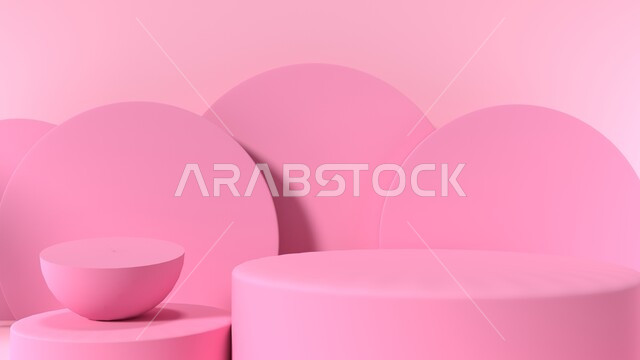 خلفية مجرده لمنصة عرض المنتجات ثلاثية الأبعاد, قاعدة عرض رخاميه, موك اب ثلاثي الابعاد, مجسم لمسرح عرض المنتجات الإعلانيه