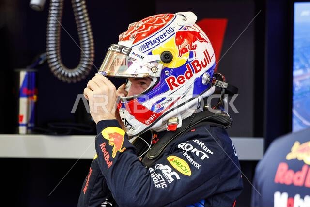 podium VERSTAPPEN Max (ned), Red Bull Racing RB20, portrait during the ...