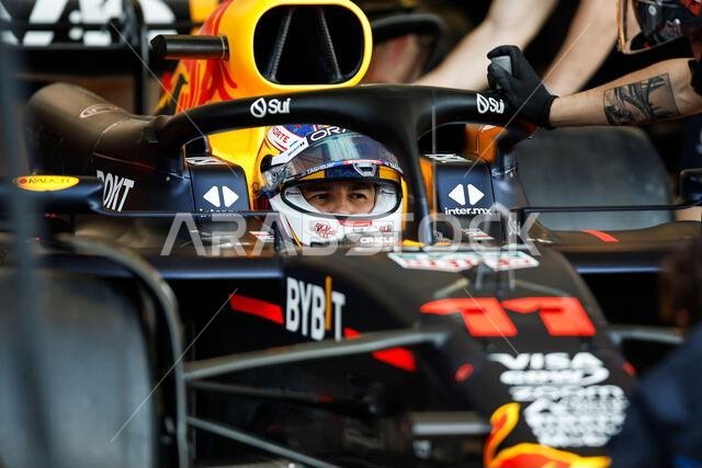 PEREZ Sergio (mex), Red Bull Racing RB20, portrait during the Formula 1 ...