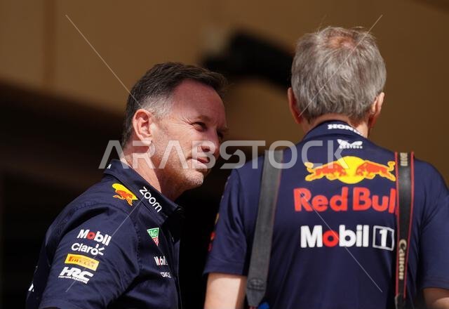 Flavio Briatore before the Bahrain Grand Prix at the Bahrain ...