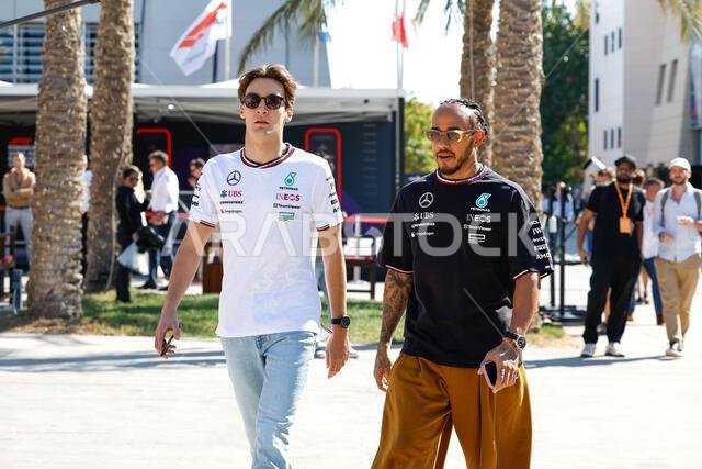 RUSSELL George (gbr), Mercedes AMG F1 Team W15, portrait during the ...