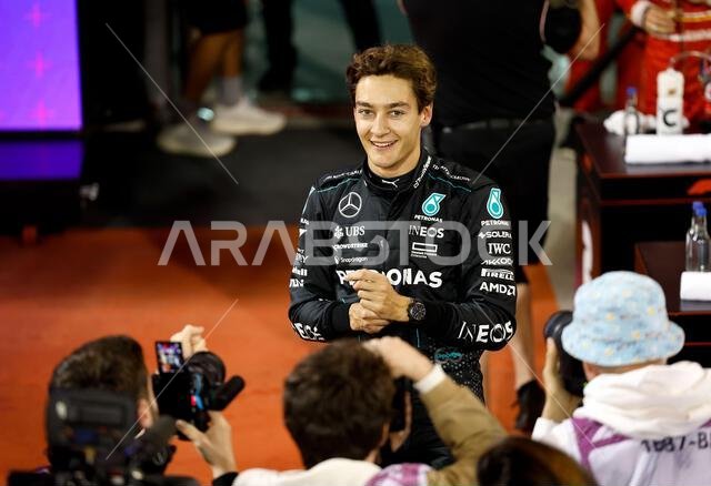 RUSSELL George (gbr), Mercedes AMG F1 Team W15, portrait during the ...