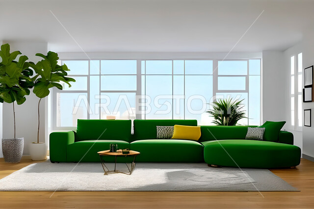 غرفة معيشة بتصاميم عصرية وجذابة، ديكورات رائعة، أثاث منزلي راقي، تصاميم عصرية فاخرة، شقق سكنية راقية، شقق سكنية سياحية، اثاث بالوان فاخرة