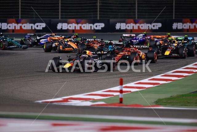 01 VERSTAPPEN Max (nld), Red Bull Racing RB20, action during the ...