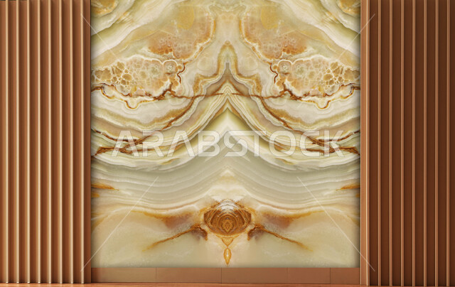 ورق حائط ثلاثي الأبعاد ، بديل الخشب والرخام ، ورق جدران ، ديكورات هندسية حديثة