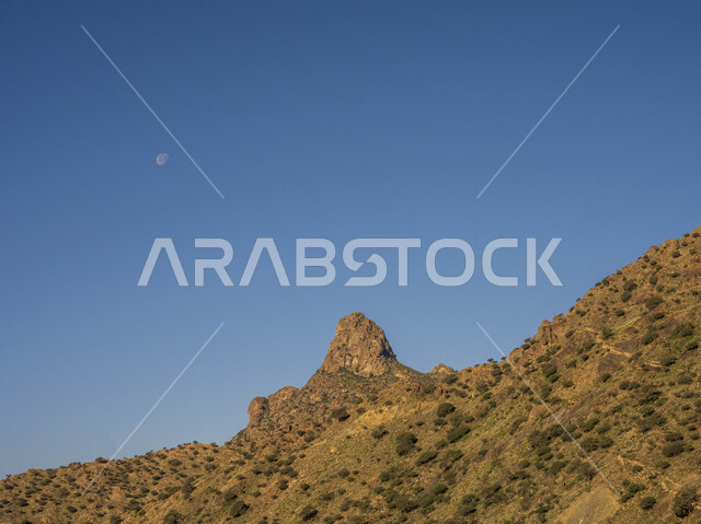 جبال الطائف في المملكة العربية السعودية ، المرتفعات الجبلية ، الطبيعة الجبلية في مدينة الطائف