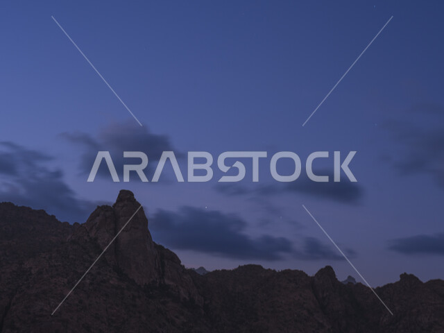 Mountainous regions of Saudi Arabia, Saudi mountains, mountain nature background, mountainous environment, mountain heights, nature in Saudi Arabia