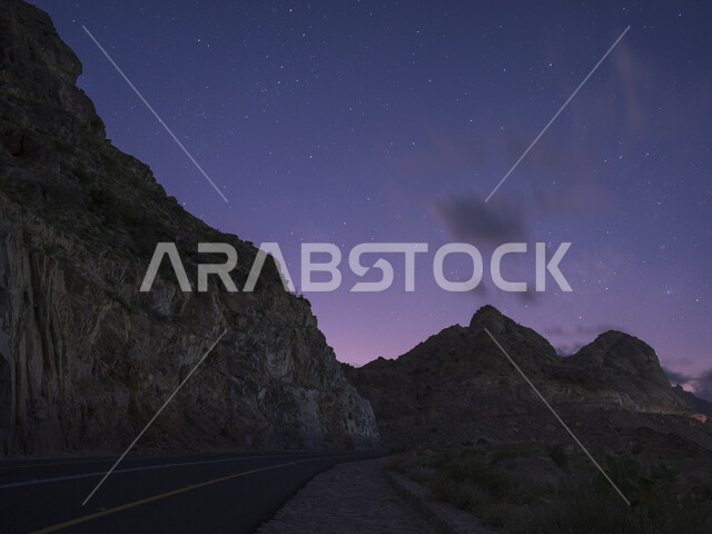 المناطق الجبلية بالمملكة العربية السعودية ، جبال السعودية ، خلفية الطبيعة الجبلية ، البيئة الجبلية ، المرتفعات الجبلية ، الطبيعة في السعودية