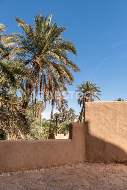 Ancient heritage buildings made of clay in the Kingdom of Saudi Arabia, historical archaeological buildings, the day of the Saudi founding, the day of our fatness, the anniversary of the founding of the first Saudi state 1727 AD, the historical city with 