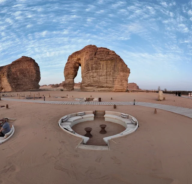 Elephant Rock AlUla Saudi Arabia Natural Landmark - Photo