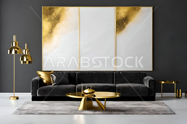 غرفة معيشة بتصاميم عصرية وجذابة، ديكورات رائعة، أثاث منزلي راقي، تصاميم عصرية فاخرة، شقق سكنية راقية، شقق سكنية سياحية، ديكورات بالوان جذابة