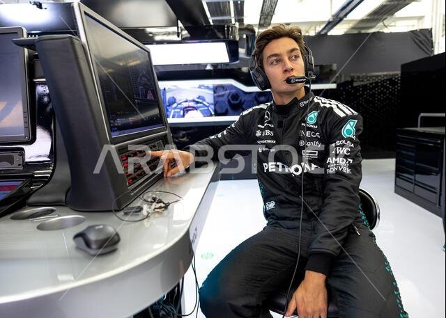 Sakhir, Bahrain. 26th Feb, 2025. George Russell (GBR) Mercedes AMG F1 ...