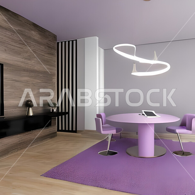 A living room with modern and attractive designs, wonderful decorations, elegant home furniture, luxurious modern designs, elegant residential apartments, tourist apartments, decorations in attractive colors