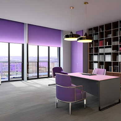 Office room designs, decorations, office furniture, modern designs, residential apartments, decorations in colors