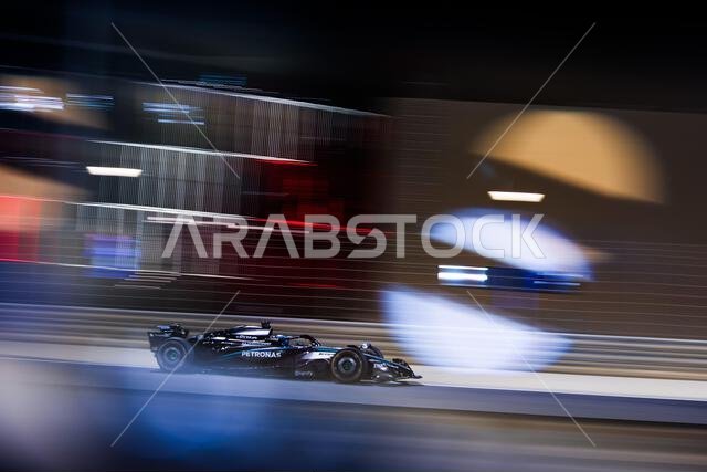 63 RUSSELL George (gbr), Mercedes AMG F1 Team W16, action during the ...