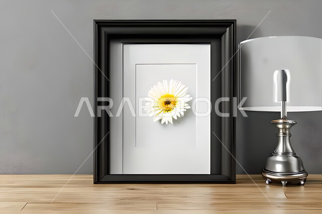 A room with modern and attractive designs, exquisite decorations, elegant home furnishings, luxurious modern designs, elegant residential apartments, wall picture frames