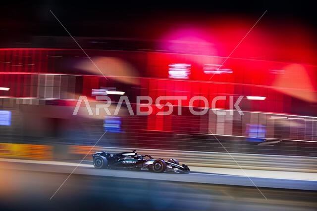 63 RUSSELL George (gbr), Mercedes AMG F1 Team W16, action during the ...