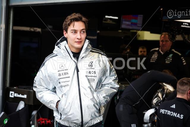 RUSSELL George (gbr), Mercedes AMG F1 Team W16, portrait during the ...