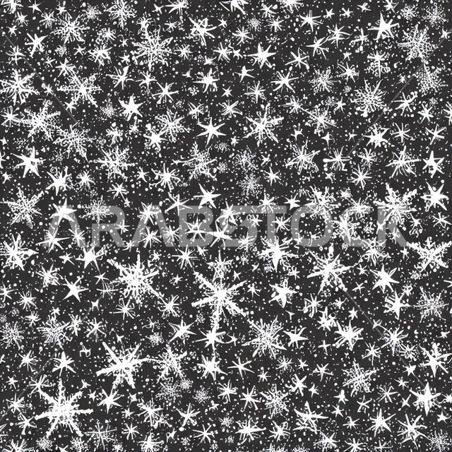 خلفية نجوم، غلاف بتصميمات رائعة، رسومات جدارية ابداعية، تصميمات زخرفية بالابيض والاسود