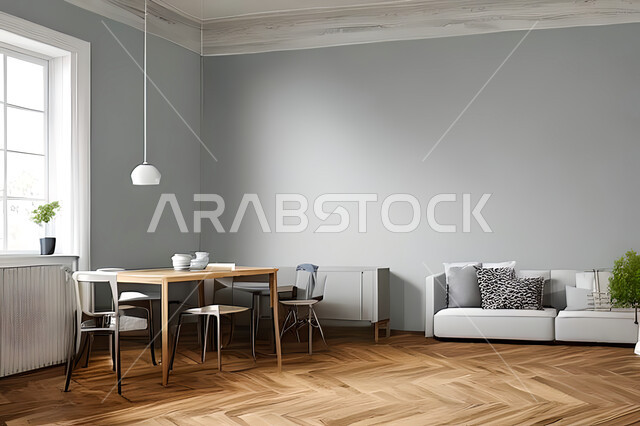 Modern interior design for a residential apartment, interior designs and decorations, modern engineering architectural design, residential apartments with modern designs