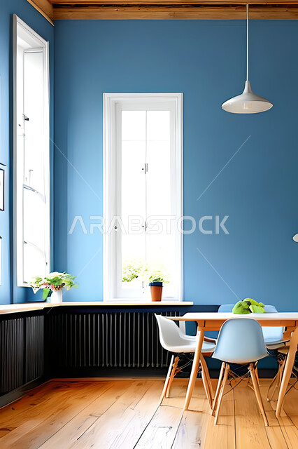 تصميم داخلي حديث لشقة سكنية ، تصاميم وديكورات داخلية ، تصميم معماري هندسي حديث ، شقق سكنية بتصاميم عصرية