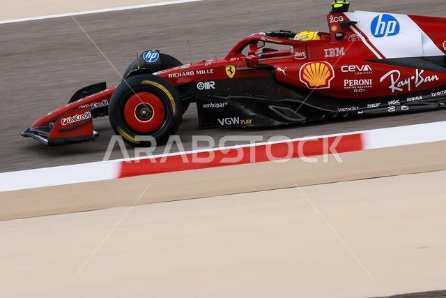 Sakhir, Bahrain, 26/02/2025, HAMILTON Lewis (gbr), Scuderia Ferrari SF ...