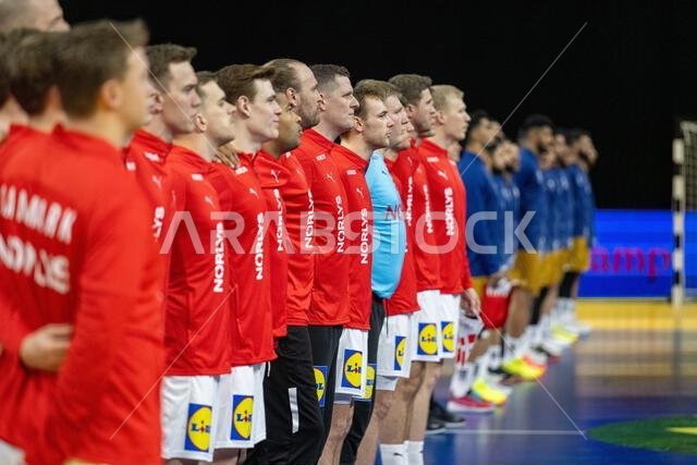Copenhagen, Denmark. 10th Jan, 2025. Magnus Saugstrup (15) of Denmark ...