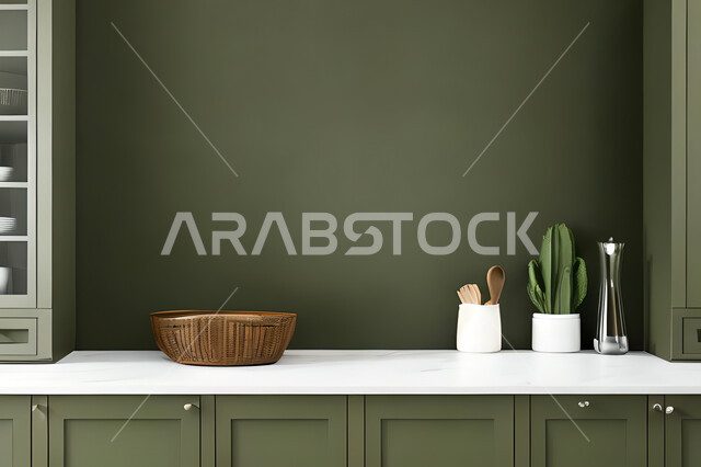 تصميم داخلي لمطبخ عصري حديث ، ديكورات داخلية ، تصميم معماري هندسي حديث ، فلل سكنية بتصاميم عصرية راقيه