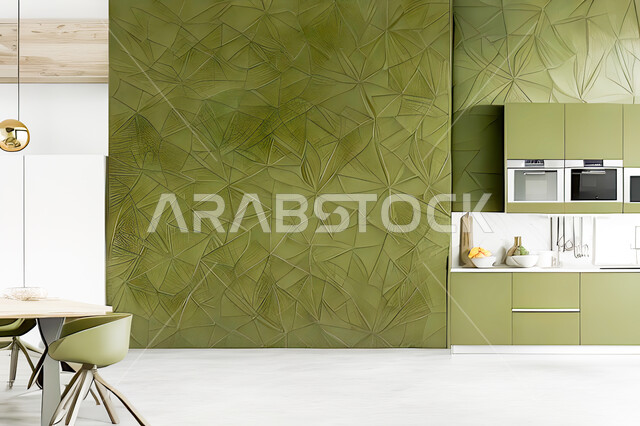 تصميم داخلي لمطبخ عصري حديث ، ديكورات داخلية ، تصميم معماري هندسي حديث ، فلل سكنية بتصاميم عصرية راقيه