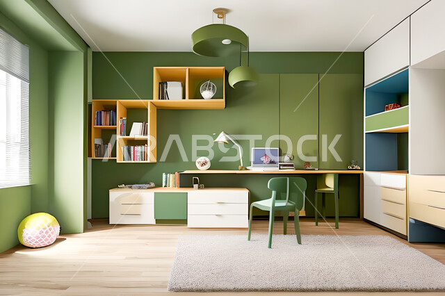 Bedroom with a modern modern design, interior decorations, luxurious home furniture, elegant modern designs, apartments and villas, luxury hotels and resorts