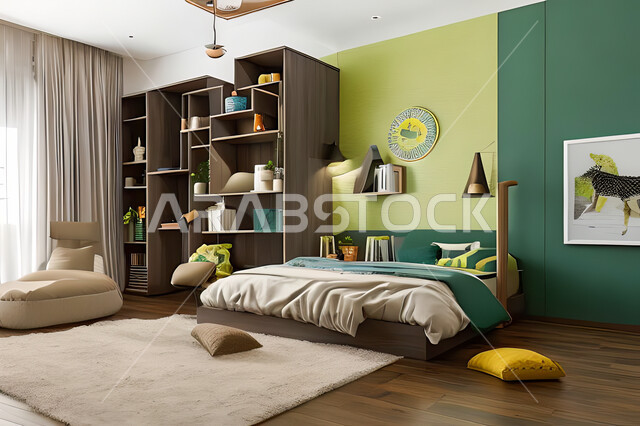 غرفة نوم بتصميم عصري حديث ، ديكورات داخليه ، أثاث منزلي فاخر، تصاميم عصرية  راقيه، شقق وفلل سكنية ، فنادق ومنتجعات فاخرة