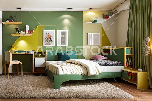 غرفة نوم بتصميم عصري حديث ، ديكورات داخليه ، أثاث منزلي فاخر، تصاميم عصرية  راقيه، شقق وفلل سكنية ، فنادق ومنتجعات فاخرة