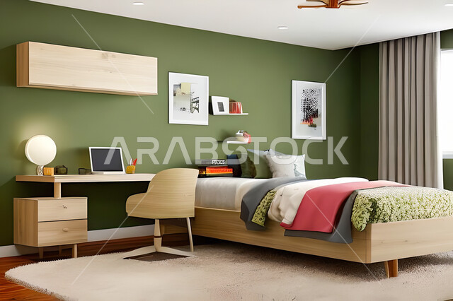 غرفة نوم بتصميم عصري حديث ، ديكورات داخليه ، أثاث منزلي فاخر، تصاميم عصرية  راقيه، شقق وفلل سكنية ، فنادق ومنتجعات فاخرة