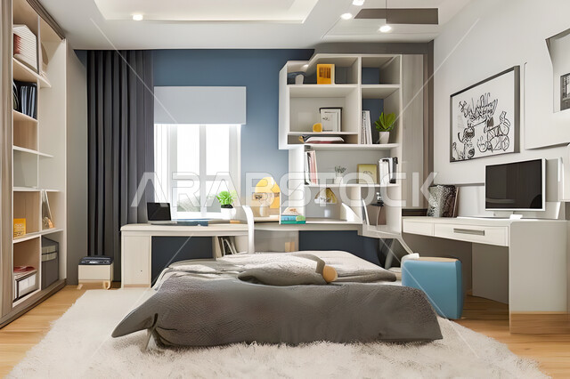 غرفة نوم بتصميم عصري حديث ، ديكورات داخليه ، أثاث منزلي فاخر، تصاميم عصرية  راقيه، شقق وفلل سكنية ، فنادق ومنتجعات فاخرة