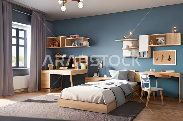 غرفة نوم بتصميم عصري حديث ، ديكورات داخليه ، أثاث منزلي فاخر، تصاميم عصرية  راقيه، شقق وفلل سكنية ، فنادق ومنتجعات فاخرة