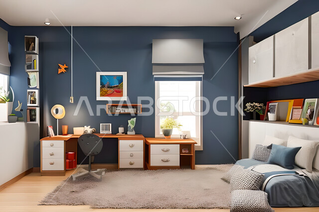 غرفة نوم بتصميم عصري حديث ، ديكورات داخليه ، أثاث منزلي فاخر، تصاميم عصرية  راقيه، شقق وفلل سكنية ، فنادق ومنتجعات فاخرة