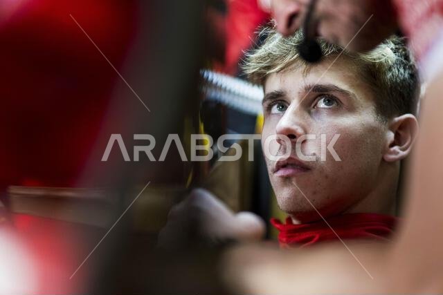 LECLERC Arthur (mco), Ferrari AF Corse, Ferrari 499P #50, portrait ...