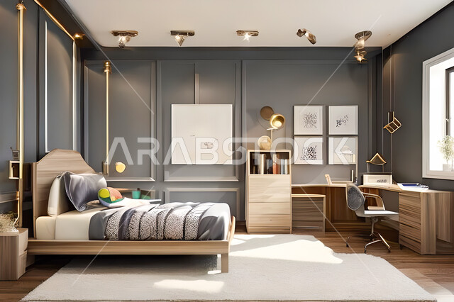 غرفة نوم بتصميم عصري حديث ، ديكورات داخليه ، أثاث منزلي فاخر، تصاميم عصرية  راقيه، شقق وفلل سكنية ، فنادق ومنتجعات فاخرة