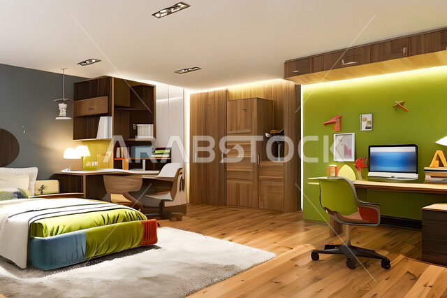 غرفة نوم بتصميم عصري حديث ، ديكورات داخليه ، أثاث منزلي فاخر، تصاميم عصرية  راقيه، شقق وفلل سكنية ، فنادق ومنتجعات فاخرة