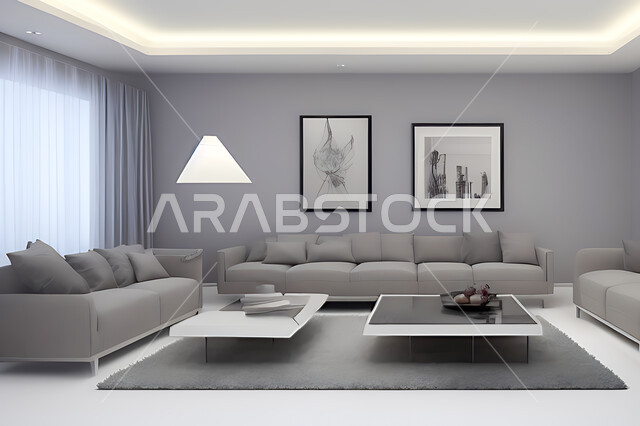 غرفة معيشة بتصاميم عصرية حديثه، ديكورات داخليه، غرفة جلوس, أثاث منزلي راقي، تصاميم عصرية فاخرة، شقق وفلل سكنية, فنادق ومنتجعات فاخره