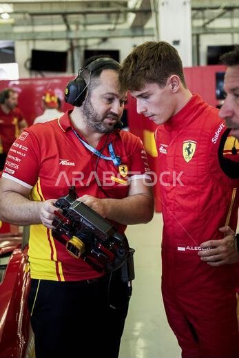LECLERC Arthur (mco), Ferrari AF Corse, Ferrari 499P #50, portrait ...