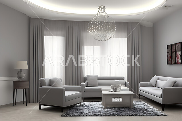Living room with modern modern designs, interior decorations, living room, elegant home furniture, luxurious modern designs, apartments and villas, luxury hotels and resorts