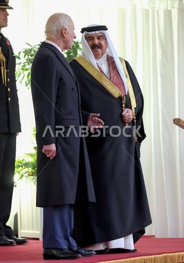 King Charles III with King Hamad Bin Isa Al Khalifa, King of the ...