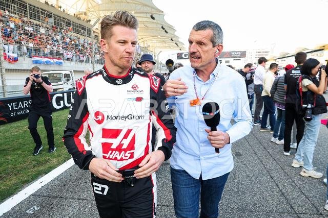 HULKENBERG Nico (ger), Haas F1 Team VF-24 Ferrari, STEINER Gunther ...