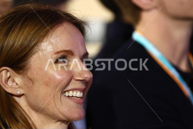 Sakhir, Bahrain. 02nd Mar, 2024. Geri Horner (GBR) Singer with her ...