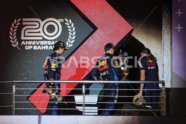 Red Bull Airplane Races podium PEREZ Sergio (mex), Red Bull Racing RB20, VERSTAPPEN Max (ned ...